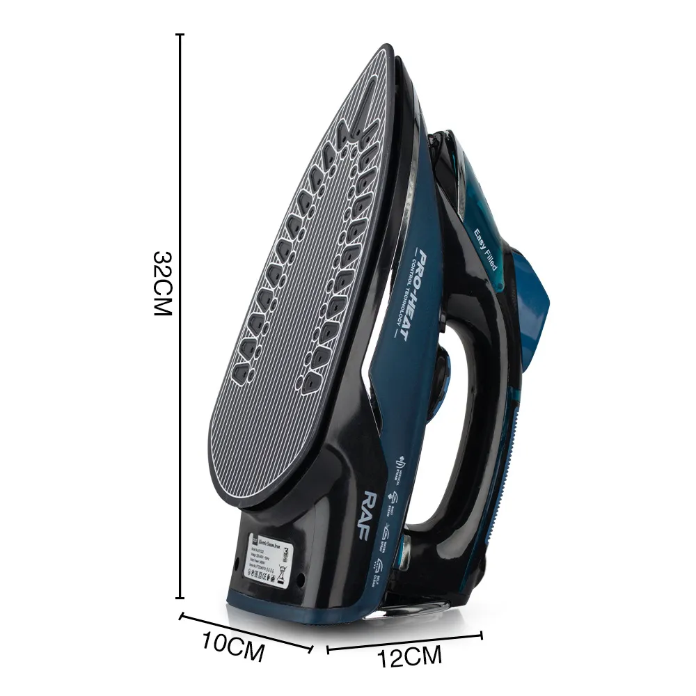 Effortless Ironing with the RAF 2400W Electric Steam Iron Powerful Garment Steamer and Iron Machine